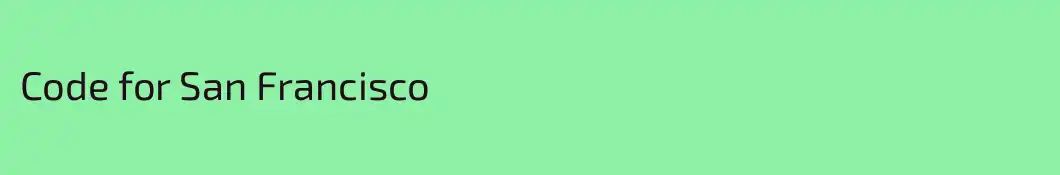 Code for San Francisco